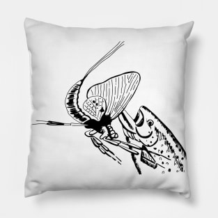 Fly Fishing Fish Fisherman Angler Gifts Pillow