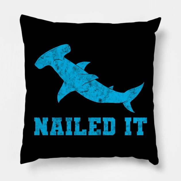 Nailed It Hammerhead Shark Pillow by Crazy Shirts