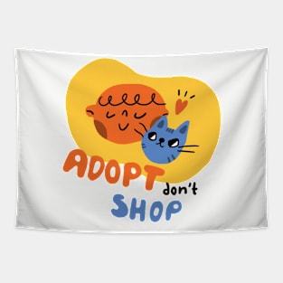 Adopt don't shop Tapestry