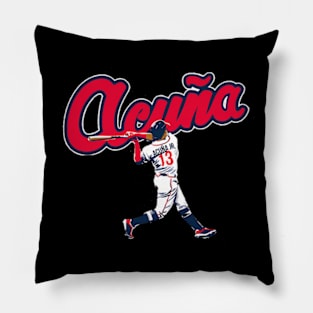 Ronald Acuna Jr Slugger Swing Pillow