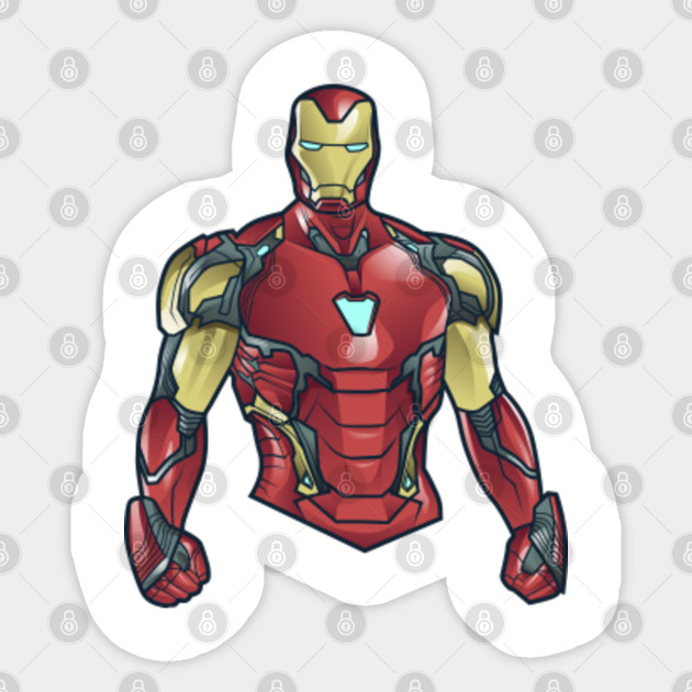 Iron Man Mark 85 Iron Man Sticker Teepublic