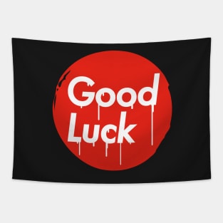 Good Luck Sticker Tapestry