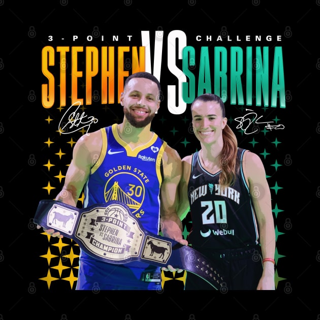 Steph Curry x Sabrina Ionescu by Juantamad