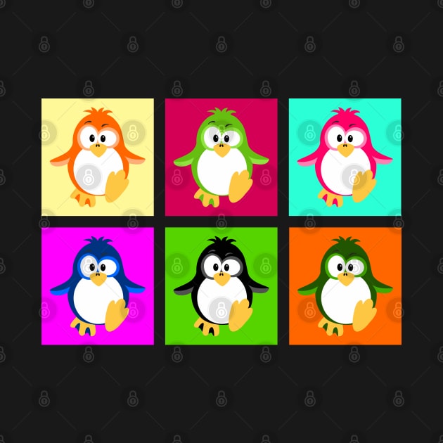 Penguin color by Frenzy Fox