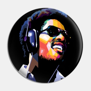 Stevie Wonder Pin