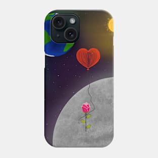 Love on the Moon Phone Case