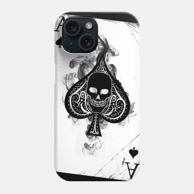 ace of spades Phone Case by NerdsbyLeo