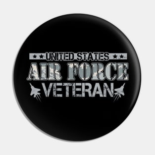 Air Force Veteran T-Shirt for Men or Women Pin