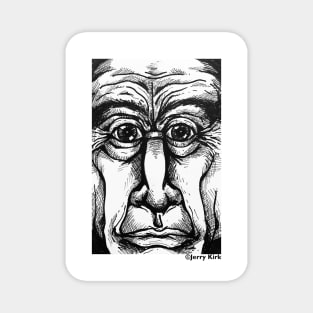 'PORTRAIT OF AN OLD MAN WHO EXISTS ONLY IN MY IMAGINATION' Magnet