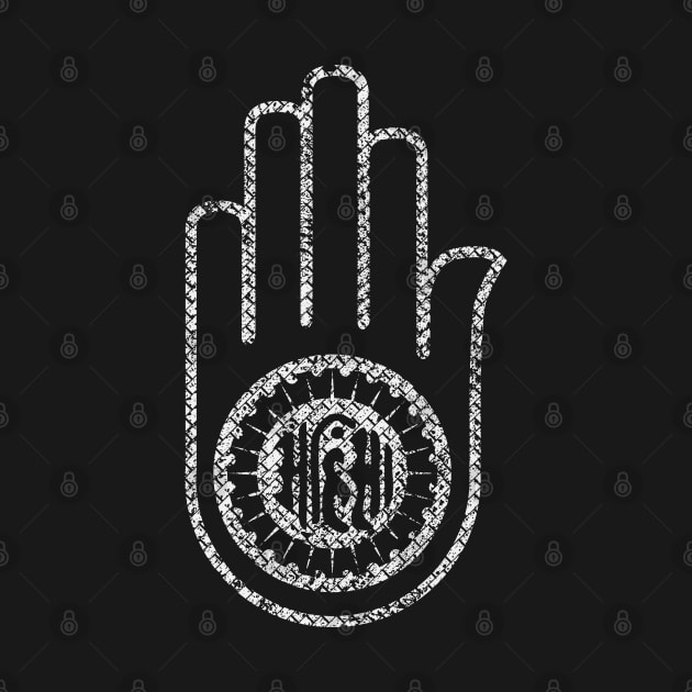 Jain Hand -symbol of Jainism by Nartissima