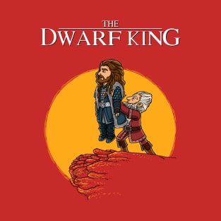 The Dwarf King Funny Cute Fantasy Movie Mashup Parody T-Shirt