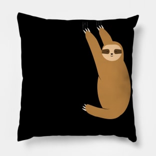 Sleepy Sloth Hanging On Pillow