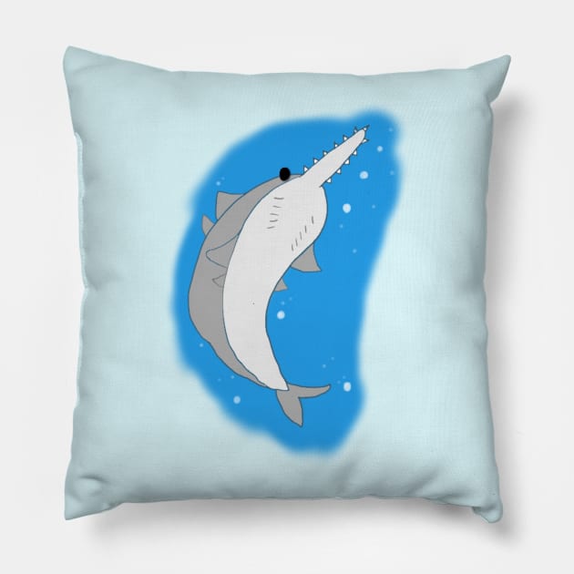 Sawfish Pillow by Introverted_Sawfish