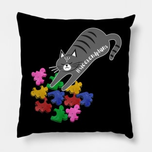 Jigsaw Puzzle Weekend Plans Pillow