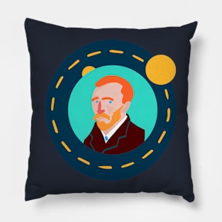 Van Gogh with Sun Pillow