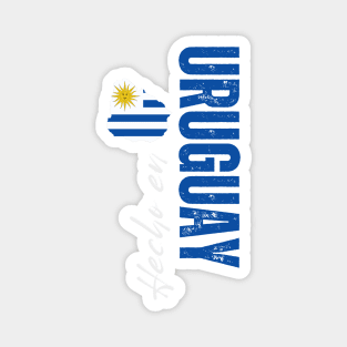 Proud uruguayan, Uruguay flag Magnet