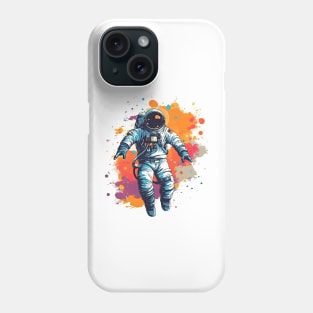 Colorful Astronaut in Space #2 Phone Case