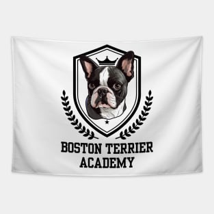 Boston Terrier Academy Tapestry