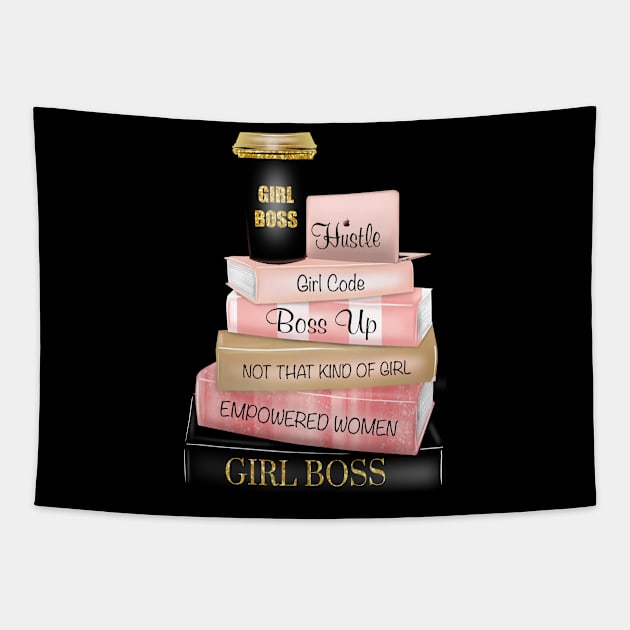 Girl Boss Hustle Tapestry by Heels-N-Hustle By KaSh