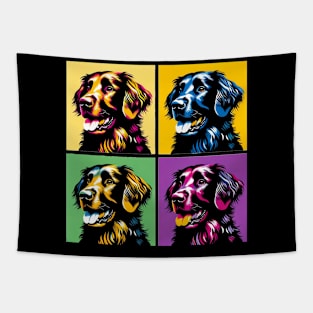 Flat-coated Retriever Pop Art - Dog Lovers Tapestry