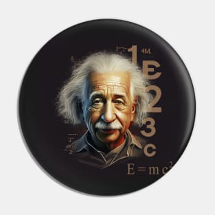 Albert Einstein E=mc2 design, Pin