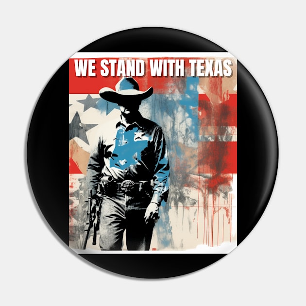 I stand with texas Pin by AdaMazingDesign