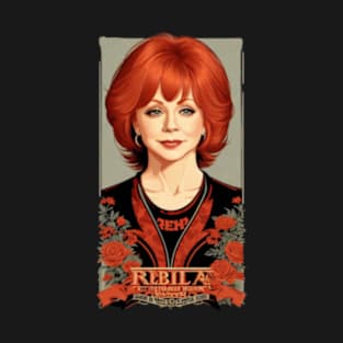 reba mcentire//vintage vektor 80s style v4 T-Shirt