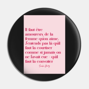 Quotes about love - Sacha Guitry Pin