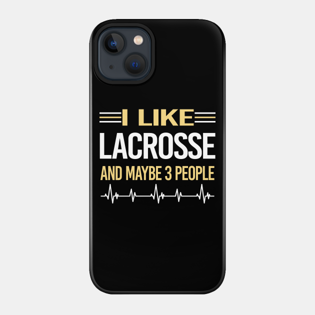 3 People Lacrosse - Lacrosse - Phone Case