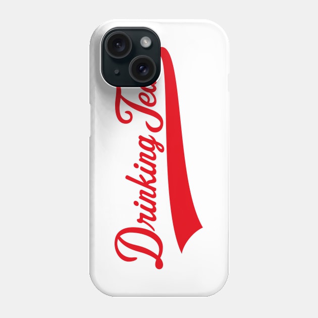 Drinking Team Lettering (Beer / Alcohol / Red) Phone Case by MrFaulbaum