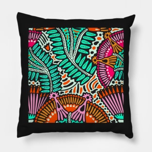 Otherworldly Floral Botanicals Pillow