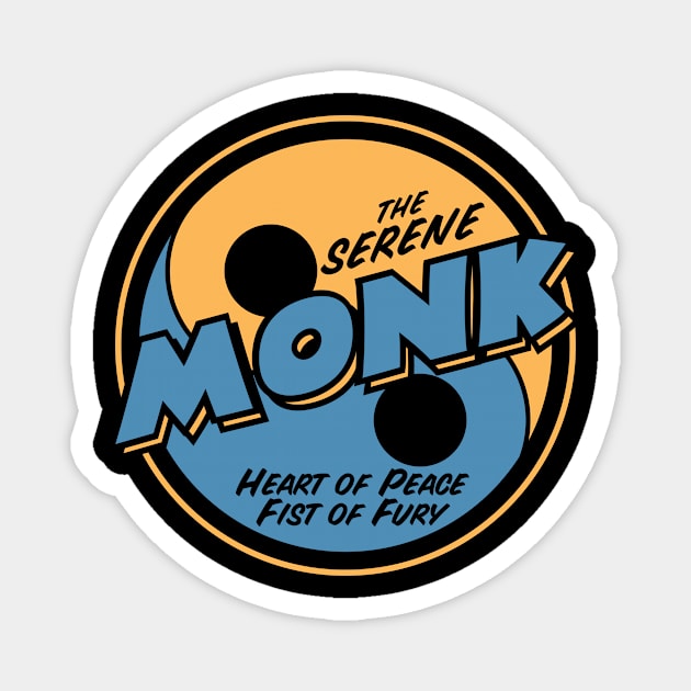 Dungeons & Dragons Monk Class Magnet by Natural 20 Shirts