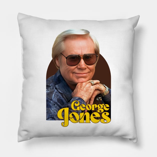 george jones Pillow by Untildaystory