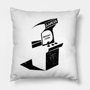 insert coin arcade video game Pillow