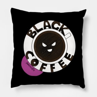 Black black black coffee Pillow