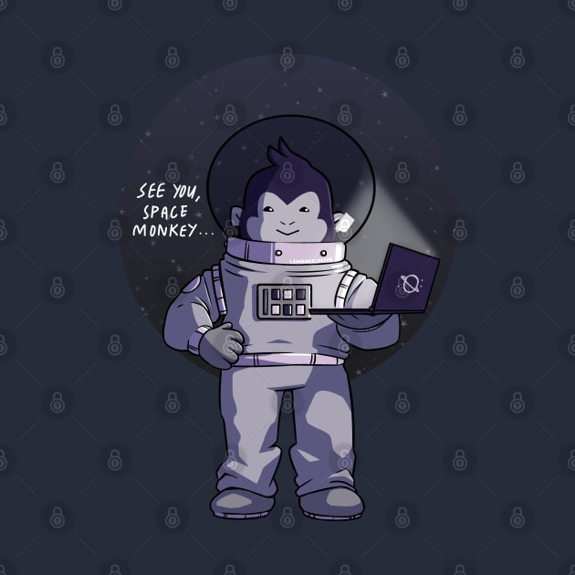 Space Monkey by lemoncolylive