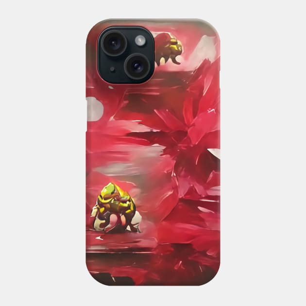 Red Rubies Phone Case by lowpolyshirts