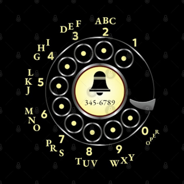 Retro Rotary Dial by RiseInspired