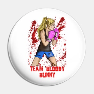 Team Bloody Bunny Pin