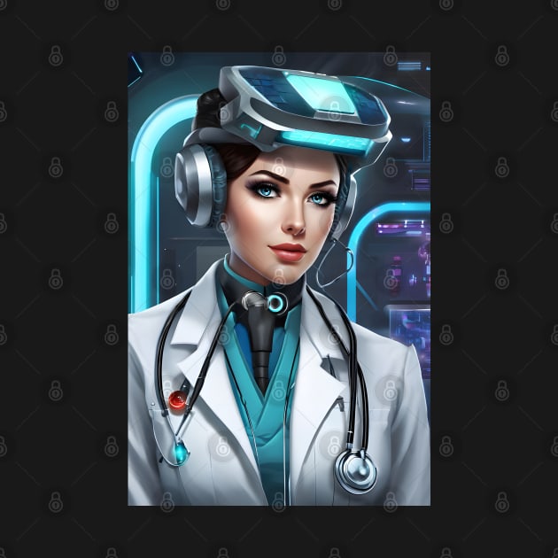 Futuristic doctor by Spaceboyishere