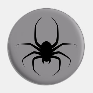 Black spider Pin