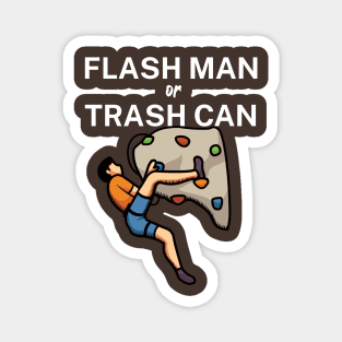 Flash man or trash can Magnet