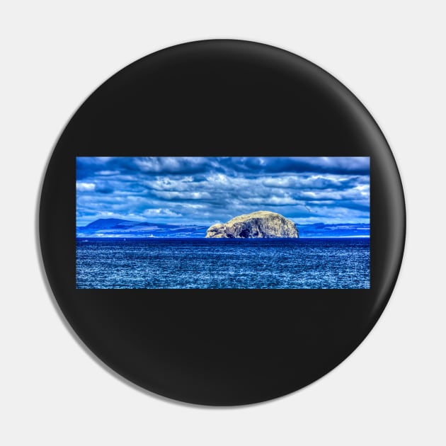 Bass Rock Seascape Pin by axp7884