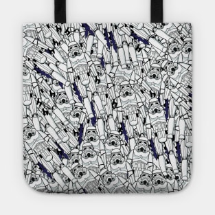 Vintage Troopers Collage Tote