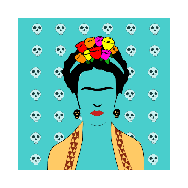 Frida Kahlo DOD by lilyvtattoos