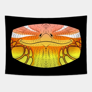 Red Iguana Mask Tapestry