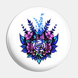 Cyberpunk Flowers Pin