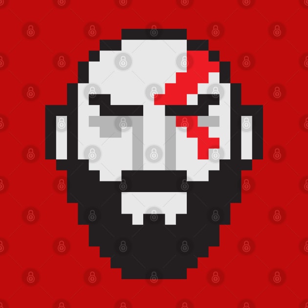 8 bit Kratos by erickglez16