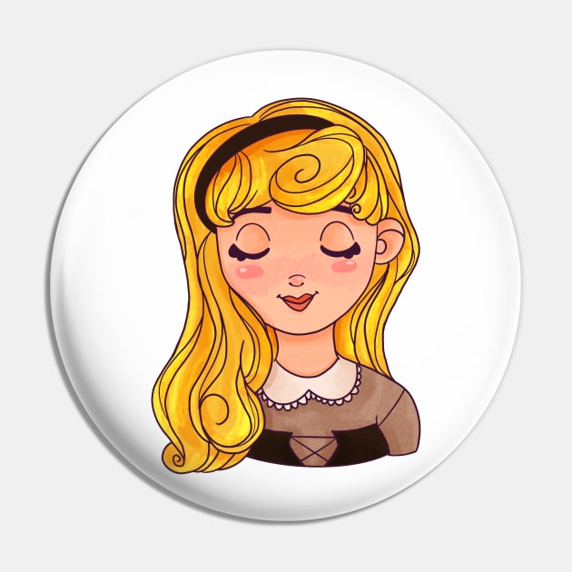 Sleeping Princess Pin by desiisart