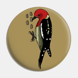 Red-breasted Sapsucker Pin